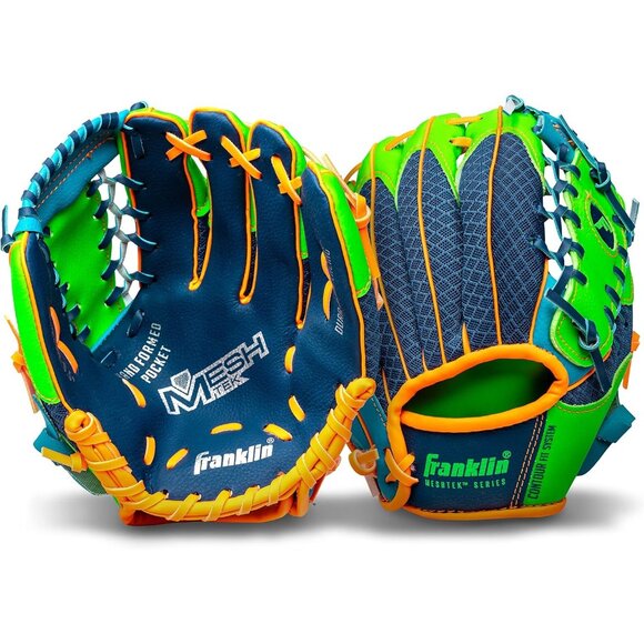 Sports Kids Baseball Glove and Foam Ball Set Youth Teeball Glove for Toddlers - Picture 2 of 7